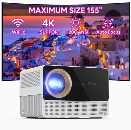 Cr67 Home Theater Smart Projector Full HD Android WiFi Portable LCD 4K LED Video Home Cinema Projectors